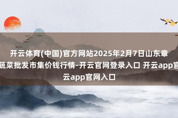 开云体育(中国)官方网站2025年2月7日山东章丘刁镇蔬菜批发市集价钱行情-开云官网登录入口 开云app官网入口